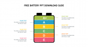 Free - Free battery PowerPoint Template Download Google Slides